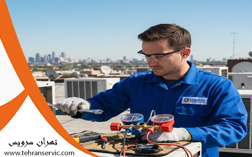 تعمیر کولر گازی آکسون