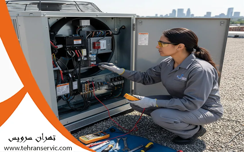 تعمیر کولر گازی آکسون