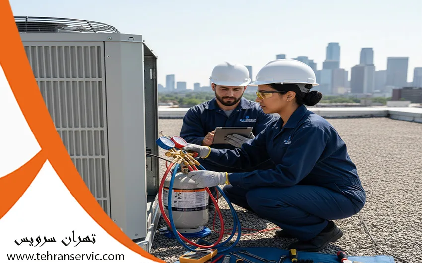 تعمیرات کولر گازی آکسون