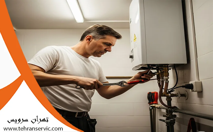 علت گرم نشدن آب پکیج