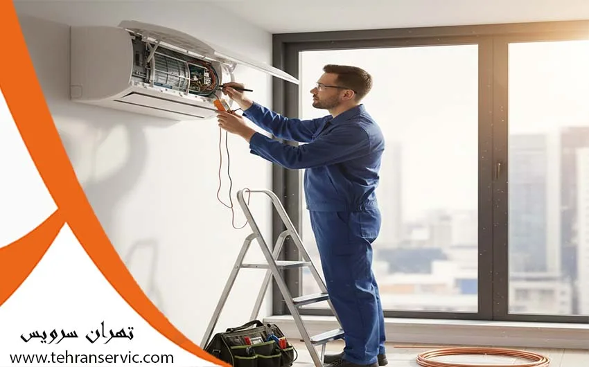 علت اینکه کولر گازی روی فن کار میکند؟