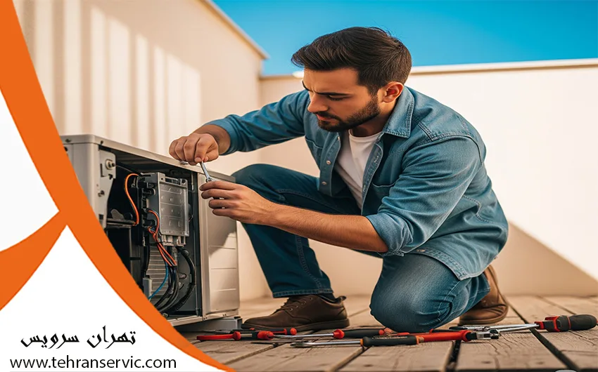 تعمیر داکت اسپلیت اسکای کول