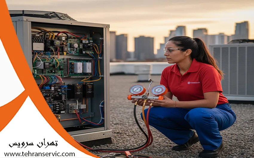 تعمیر کولرگازی چونلان