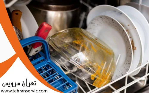 تمیز نشدن ظروف در ظرفشویی